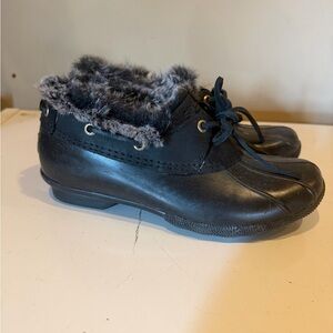 sperry Fur Lined Duck Shoes